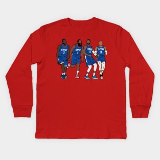 Kawhi, Harden, PG & Russ Kids Long Sleeve T-Shirt